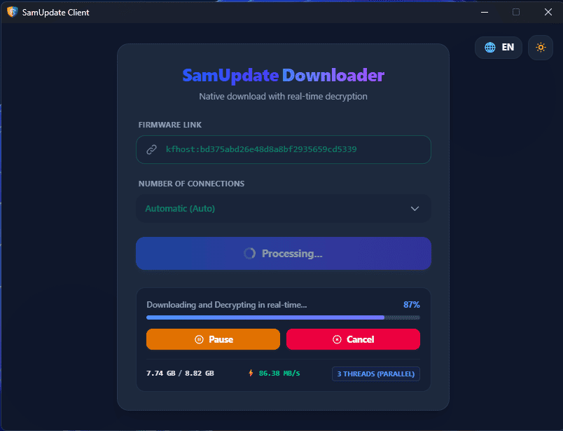Download starting