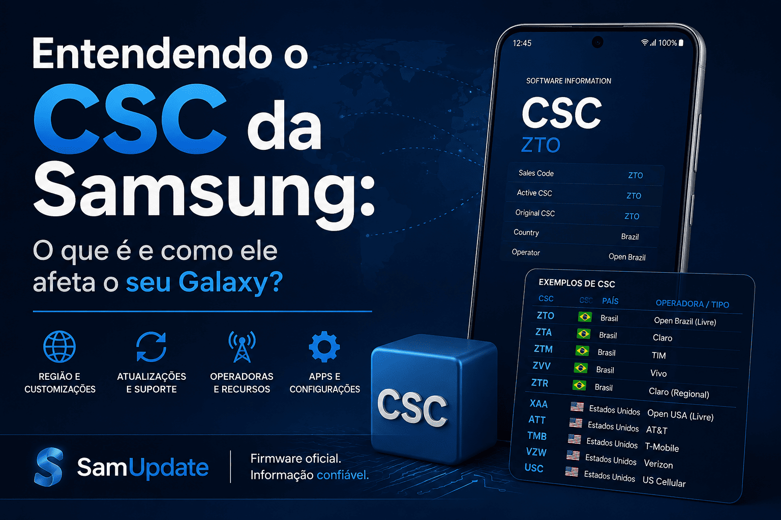 Entendendo o CSC da Samsung: O que é e como ele afeta o seu Galaxy?