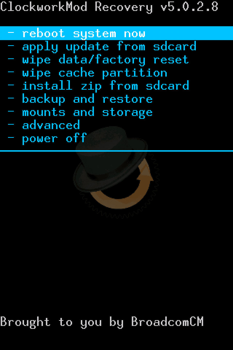 Reboot to system. Кастомное меню Recovery. CLOCKWORKMOD Recovery. Рекавери CWM 5.5.0.4. Меню Reboot Android.